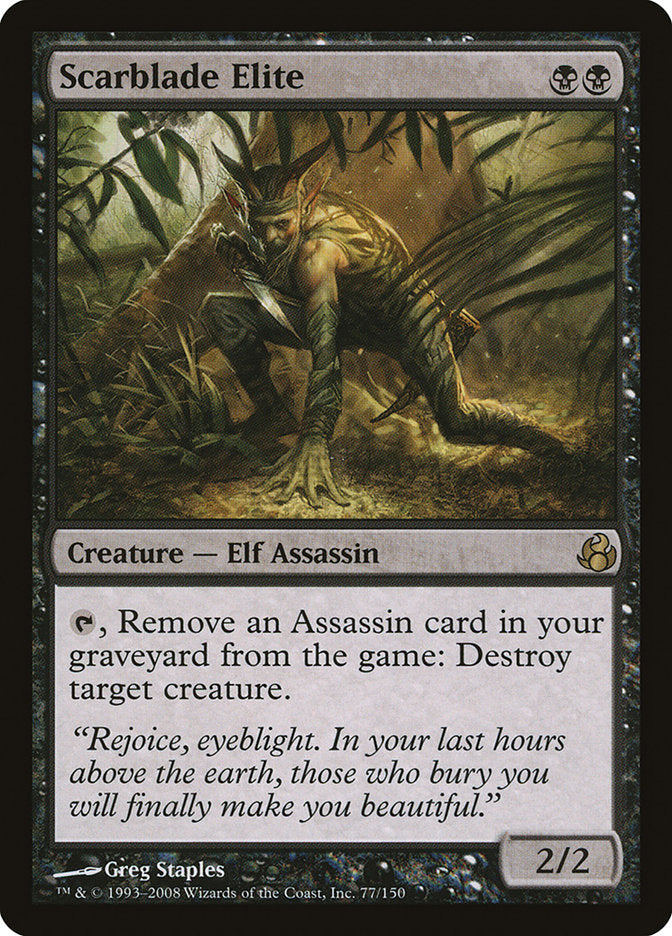 Scarblade Elite [Morningtide] [Foil]