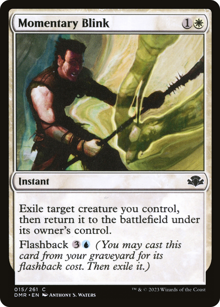 Momentary Blink [Dominaria Remastered] [Foil]