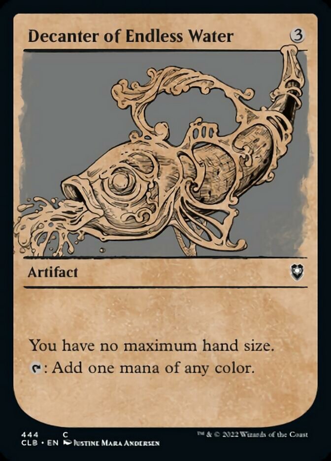 Decanter of Endless Water (Showcase) [Commander Legends: Battle for Baldur's Gate] [Foil]