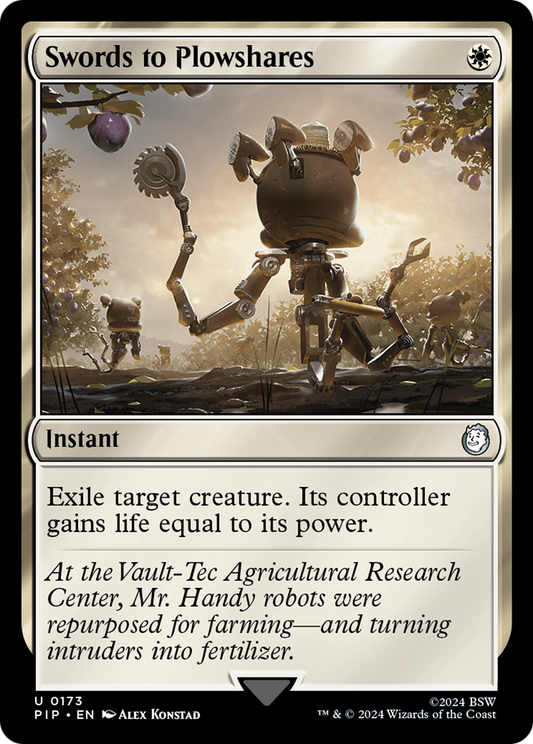 Swords to Plowshares [Fallout] [Foil]