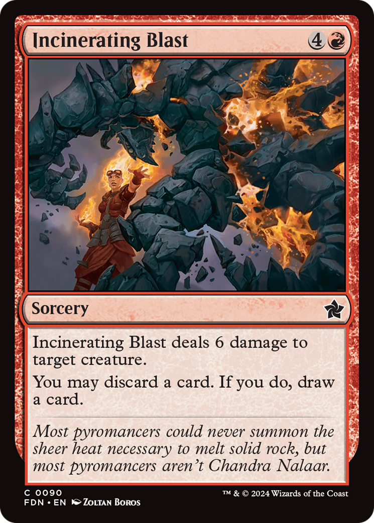 Incinerating Blast [Foundations] [Foil]