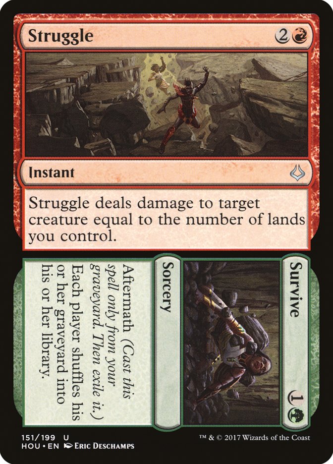 Struggle // Survive [Hour of Devastation] [Foil]