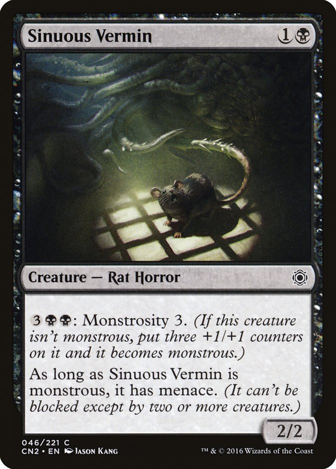 Sinuous Vermin [Conspiracy: Take the Crown] [Foil]