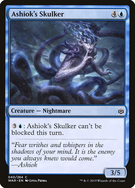 Ashiok's Skulker [War of the Spark] [Foil]