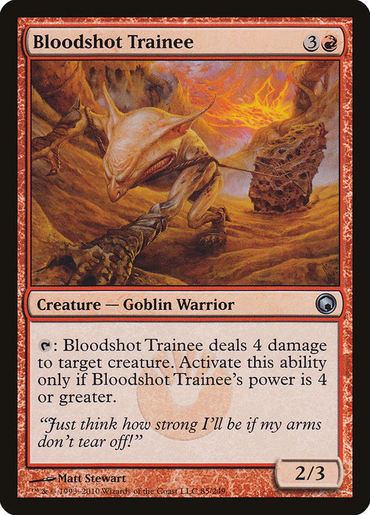 Bloodshot Trainee [Scars of Mirrodin] [Foil]