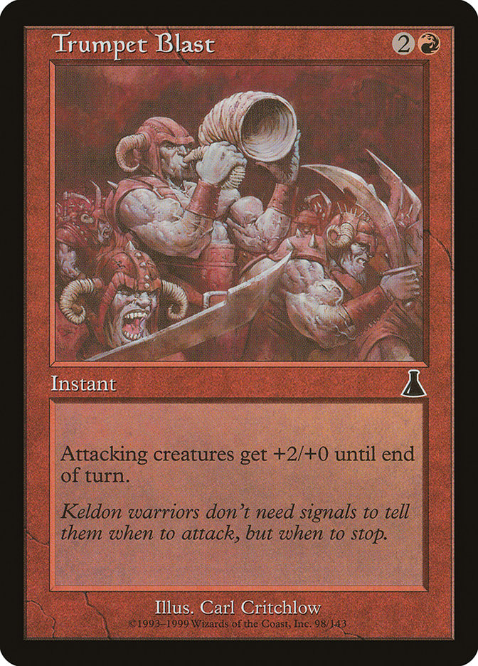 Trumpet Blast [Urza's Destiny] [Foil]