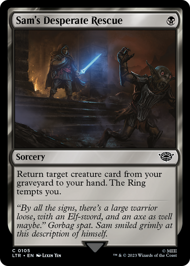 Sam's Desperate Rescue [The Lord of the Rings: Tales of Middle-Earth] [Foil]