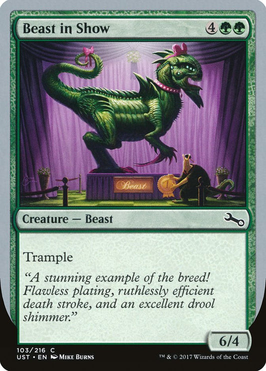 Beast in Show ("A stunning example...") [Unstable] [Foil]