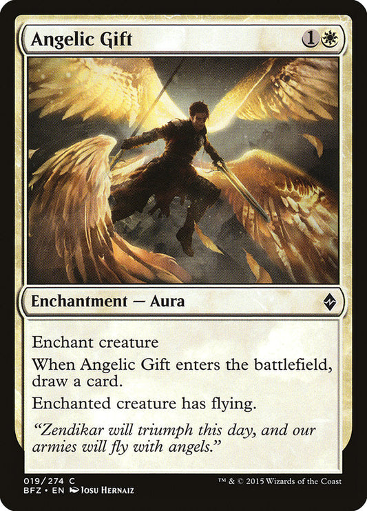 Angelic Gift [Battle for Zendikar] [Foil]