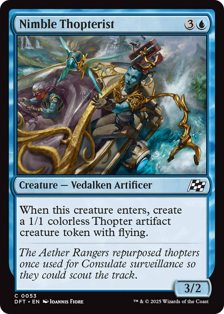 Nimble Thopterist [Aetherdrift] [Foil]