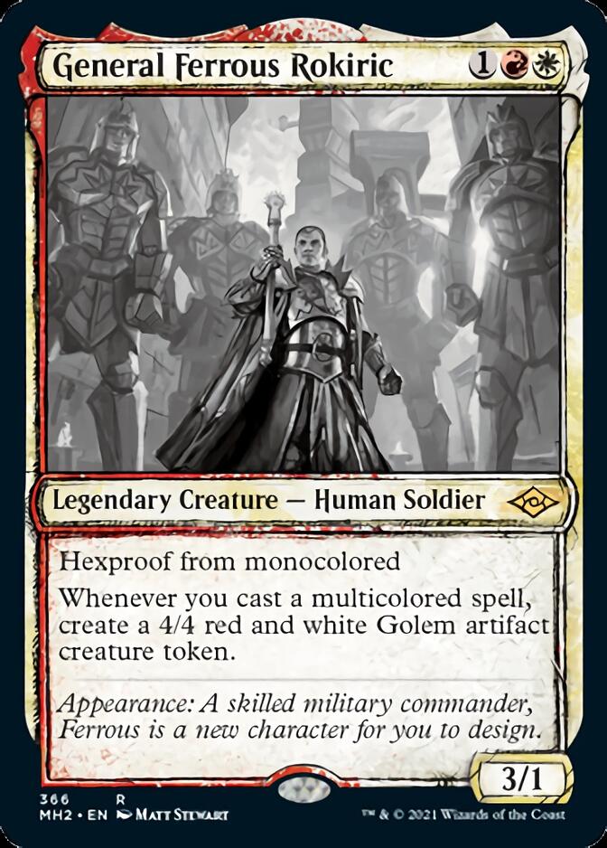 General Ferrous Rokiric (Sketch) [Modern Horizons 2] [Foil]