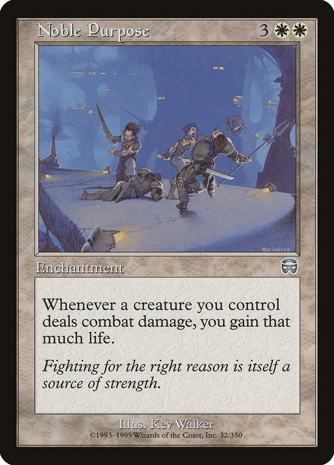 Noble Purpose [Mercadian Masques] [Foil]