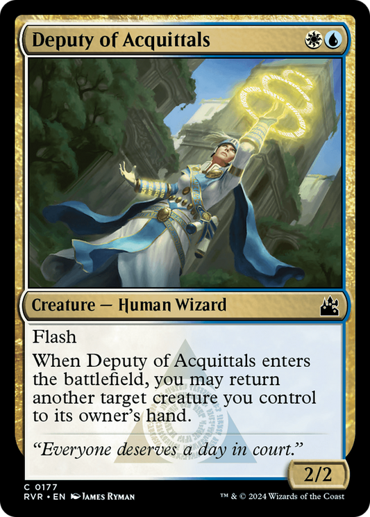 Deputy of Acquittals [Ravnica Remastered] [Foil]