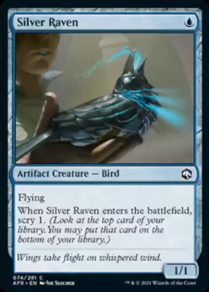 Silver Raven [Dungeons & Dragons: Adventures in the Forgotten Realms] [Foil]