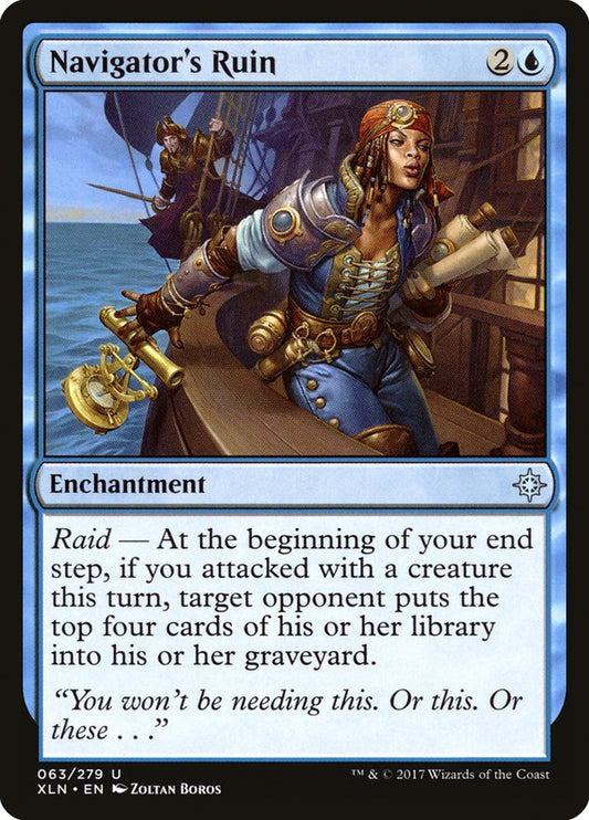 Navigator's Ruin [Ixalan] [Foil]