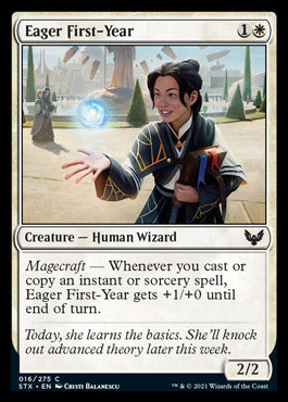 Eager First-Year [Strixhaven: School of Mages] [Foil]