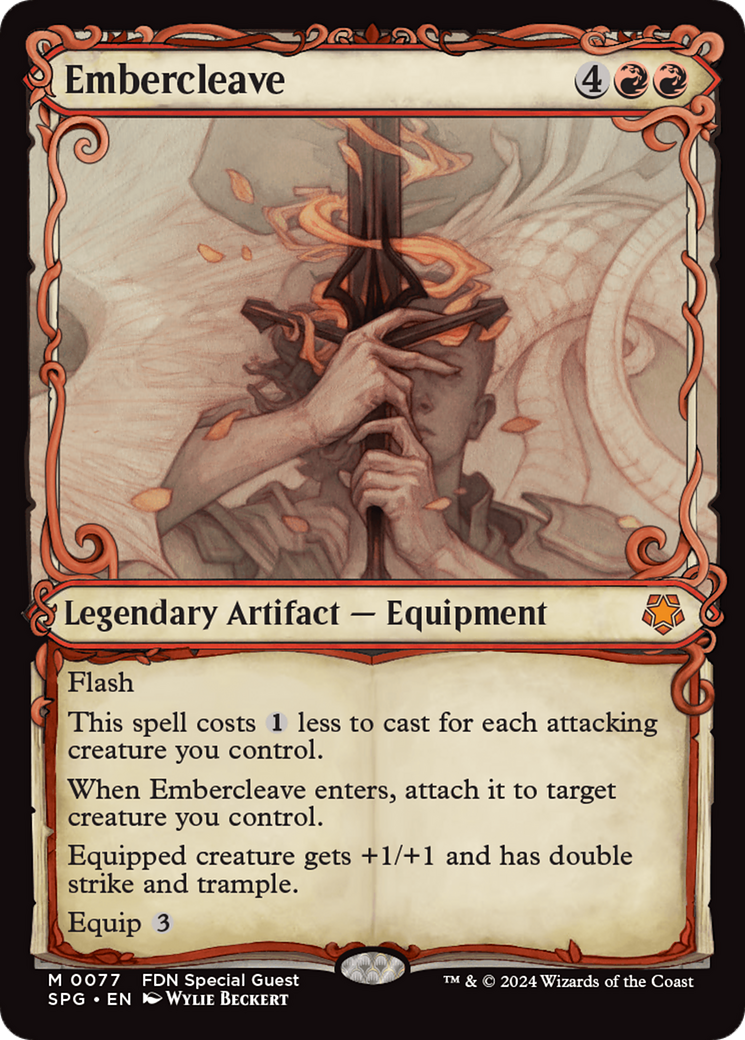 Embercleave (Showcase) [Foundations Special Guests] [Foil]
