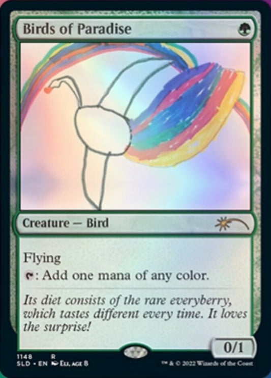 Birds of Paradise (1148) [Secret Lair Drop Series] [Foil]