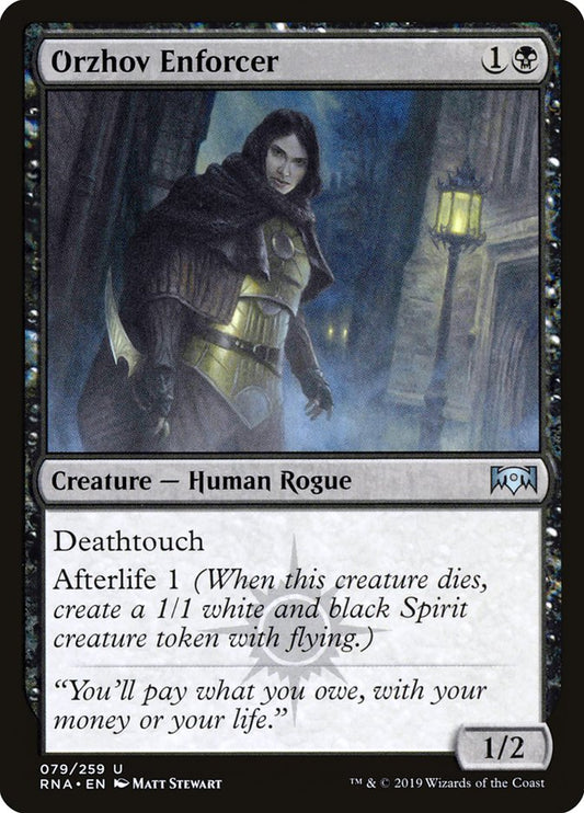 Orzhov Enforcer [Ravnica Allegiance] [Foil]