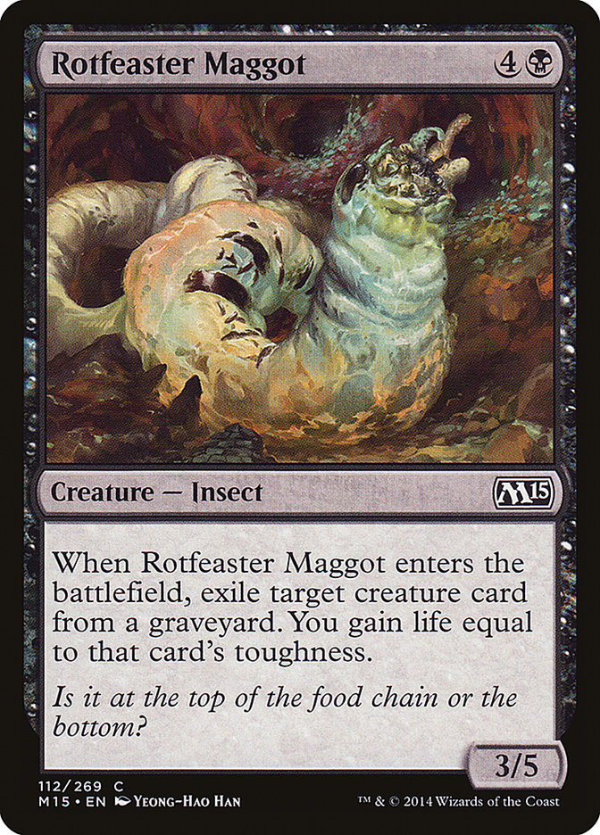 Rotfeaster Maggot [Core Set 2015] [Foil]