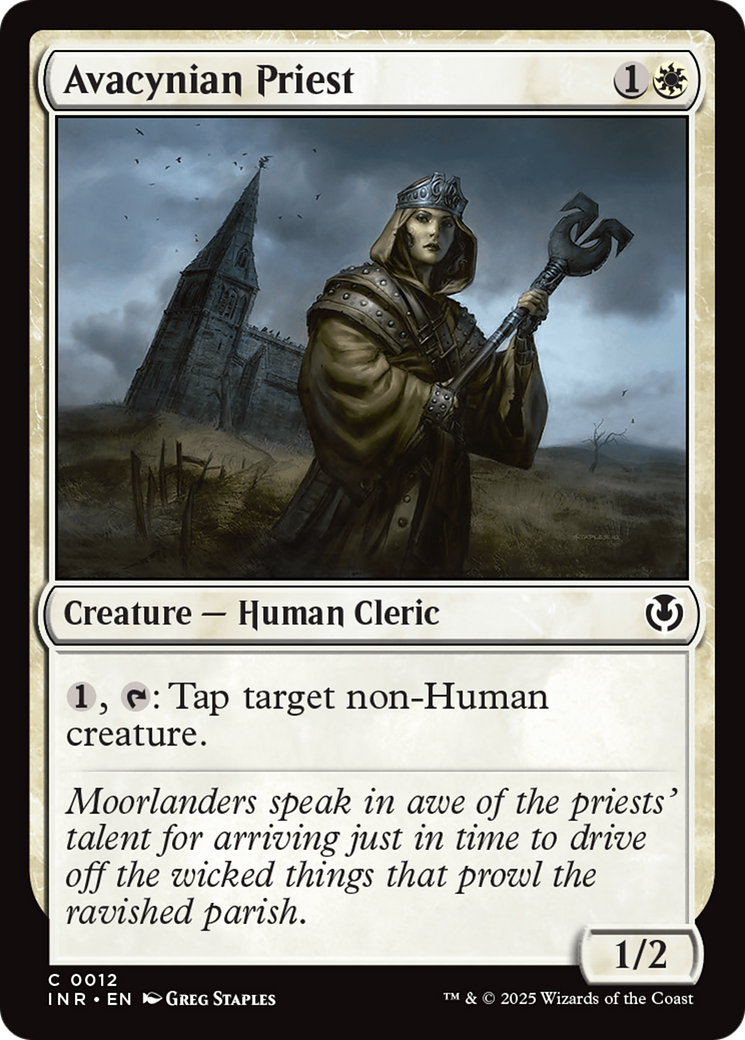 Avacynian Priest [Innistrad Remastered] [Foil]