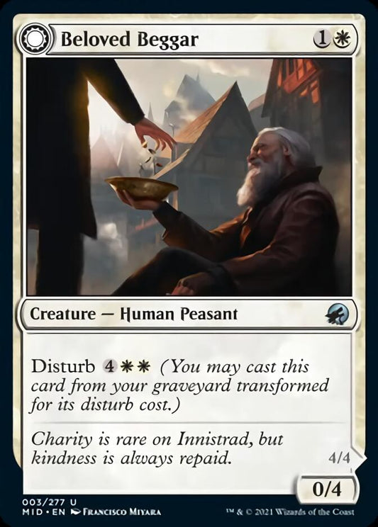 Beloved Beggar // Generous Soul [Innistrad: Midnight Hunt] [Foil]