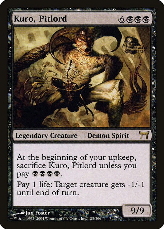 Kuro, Pitlord [Champions of Kamigawa] [Foil]