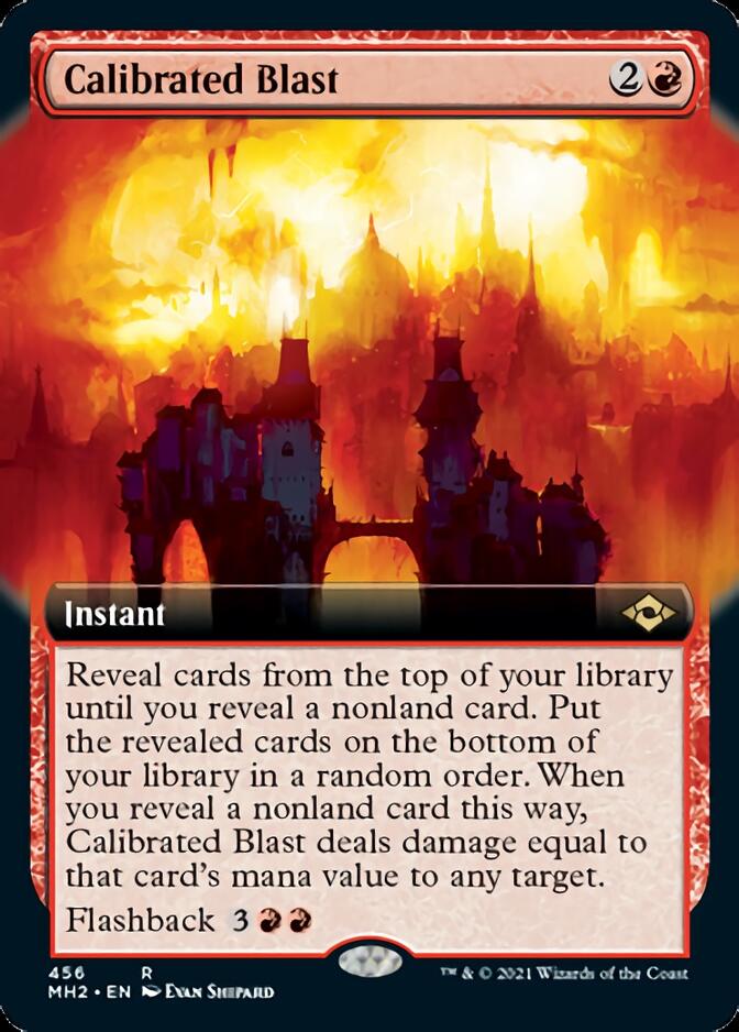 Calibrated Blast (Extended Art) [Modern Horizons 2] [Foil]