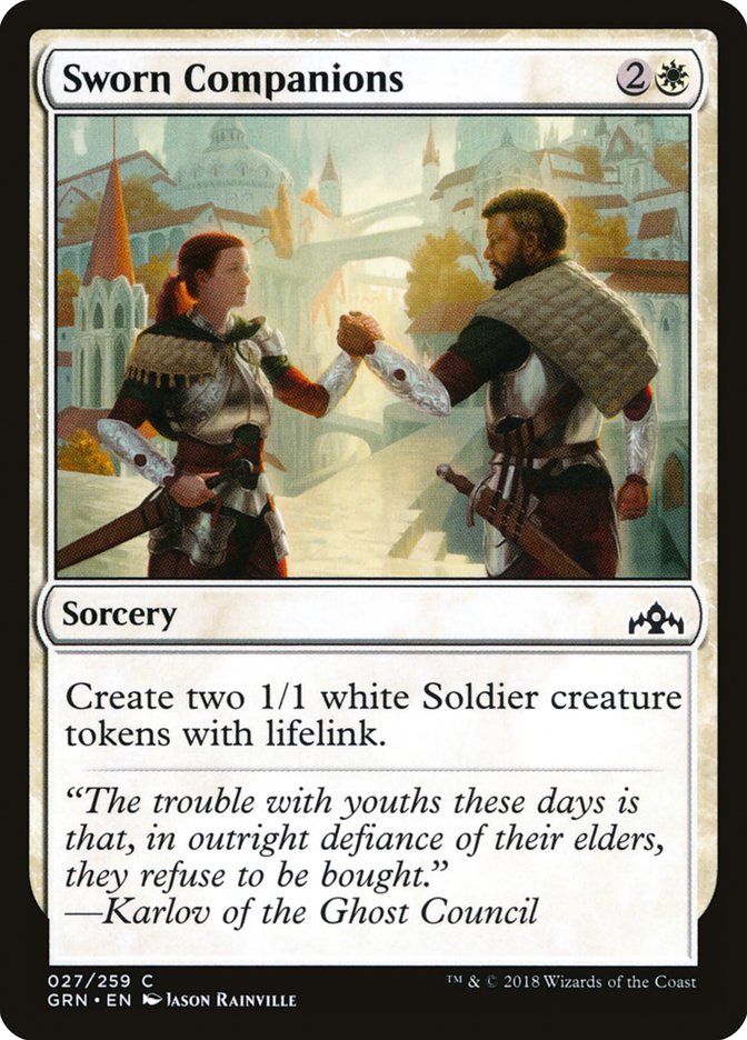 Sworn Companions [Guilds of Ravnica] [Foil]