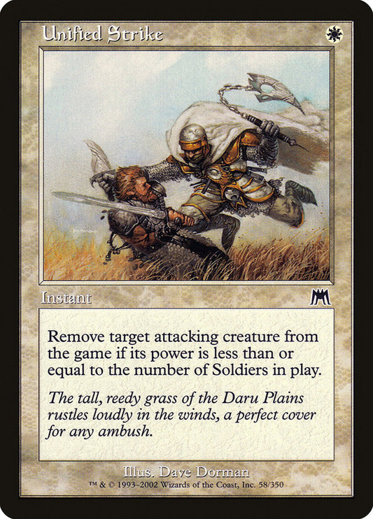 Unified Strike [Onslaught] [Foil]