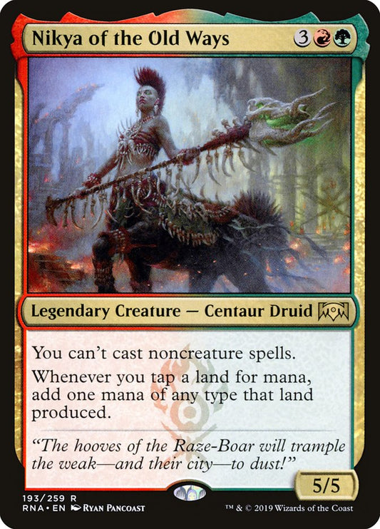 Nikya of the Old Ways [Ravnica Allegiance] [Foil]