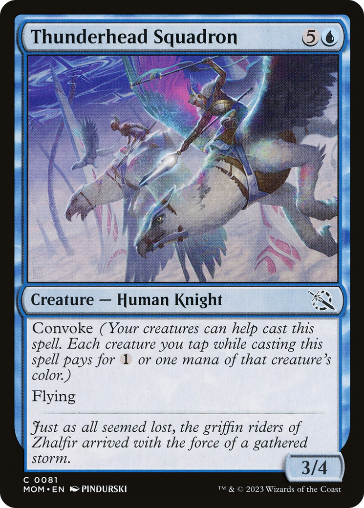 Thunderhead Squadron [March of the Machine] [Foil]