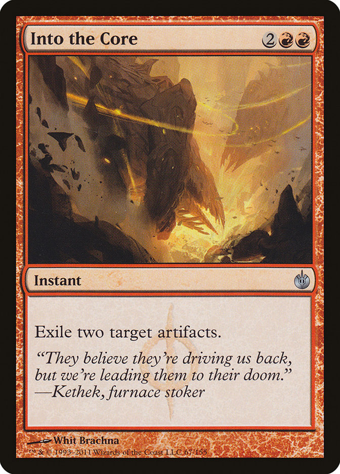 Into the Core [Mirrodin Besieged] [Foil]