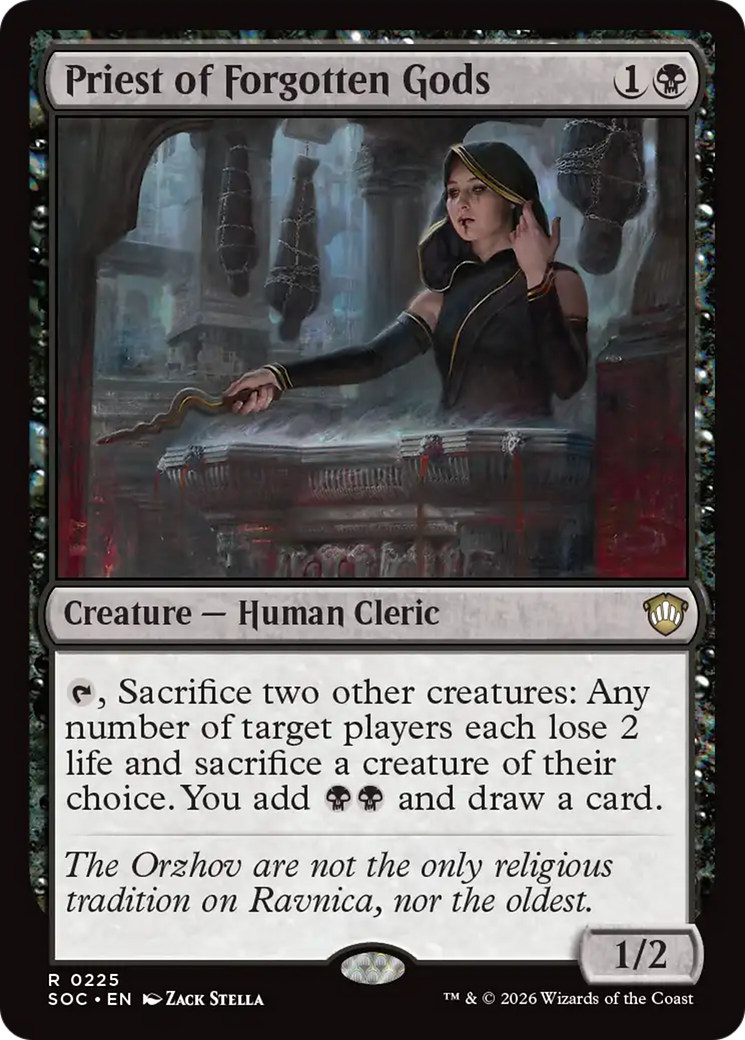 Priest of Forgotten Gods [Secrets of Strixhaven Commander] [Foil]