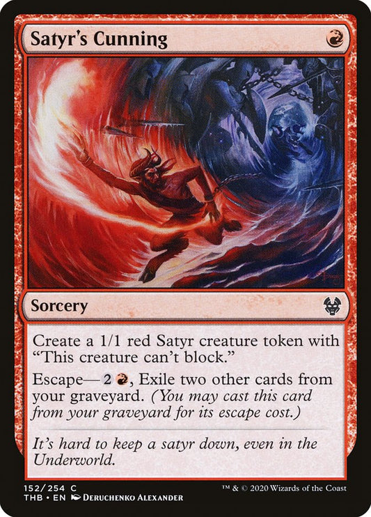 Satyr's Cunning [Theros Beyond Death] [Foil]