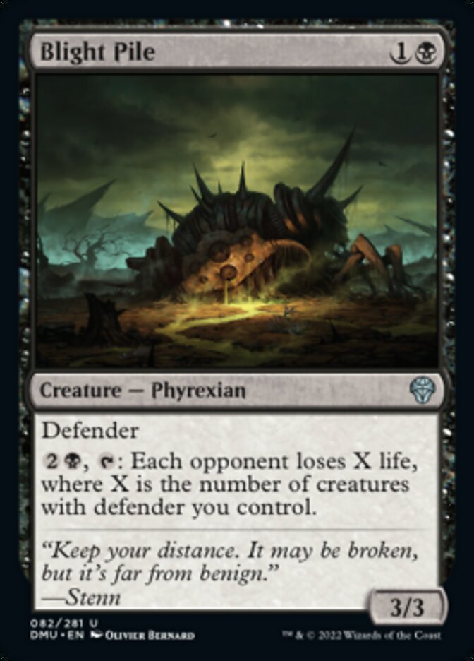 Blight Pile [Dominaria United] [Foil]