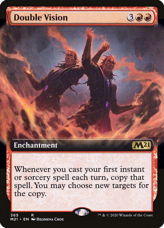 Double Vision (Extended Art) [Core Set 2021] [Foil]