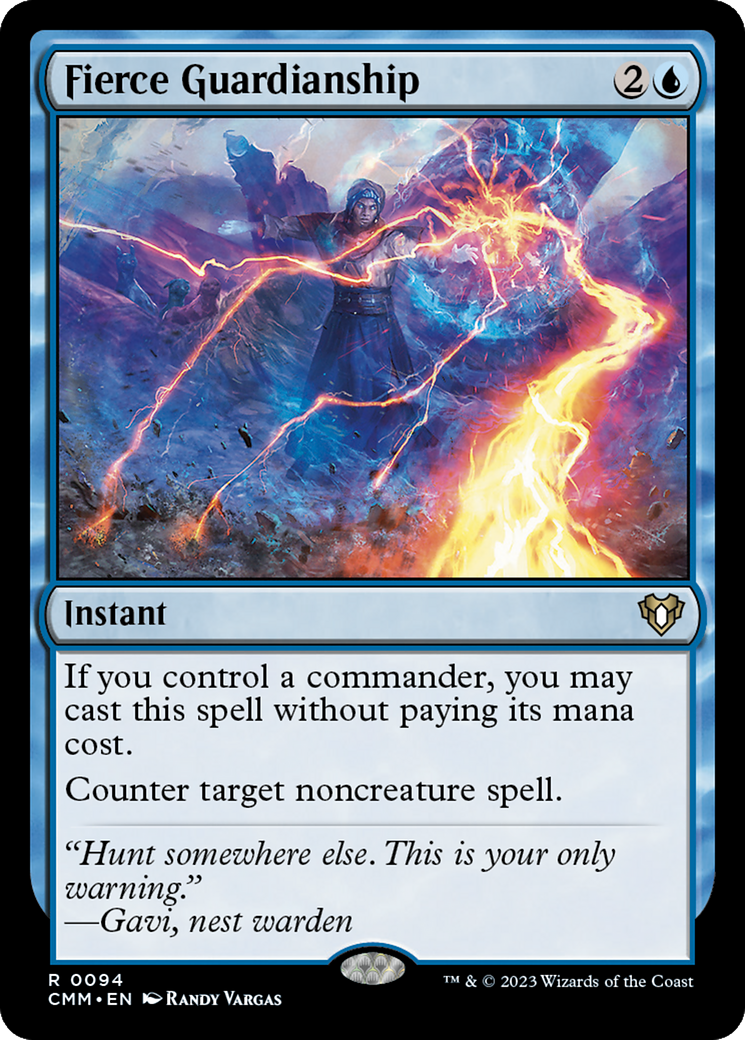 Fierce Guardianship [Commander Masters] [Foil]