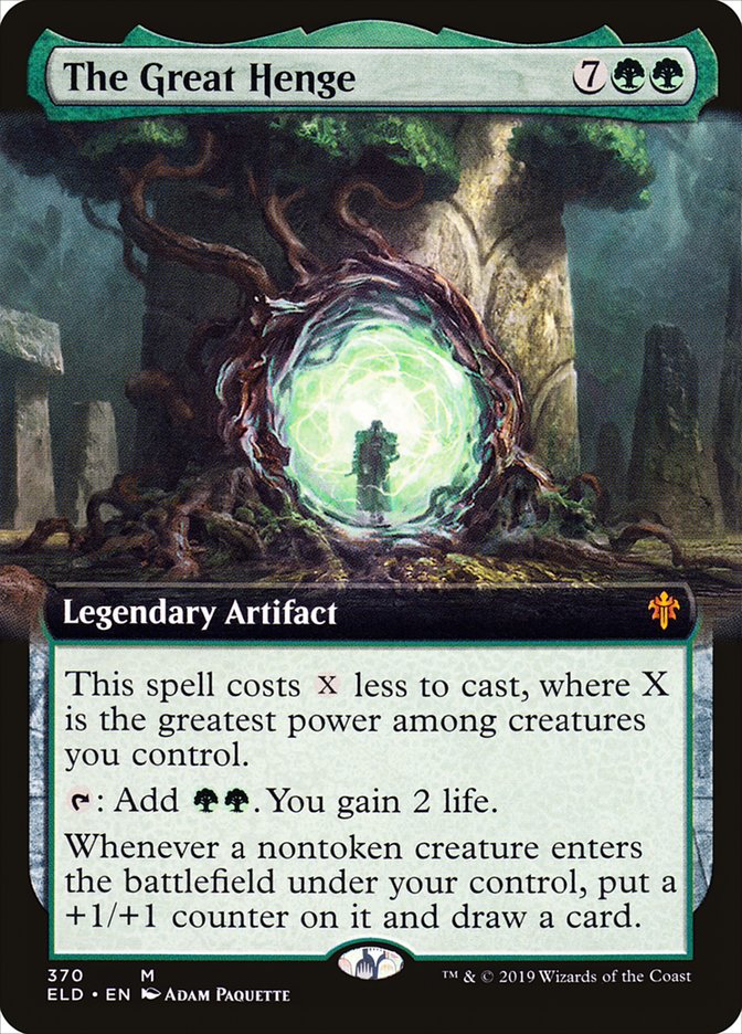 The Great Henge (Extended Art) [Throne of Eldraine] [Foil]