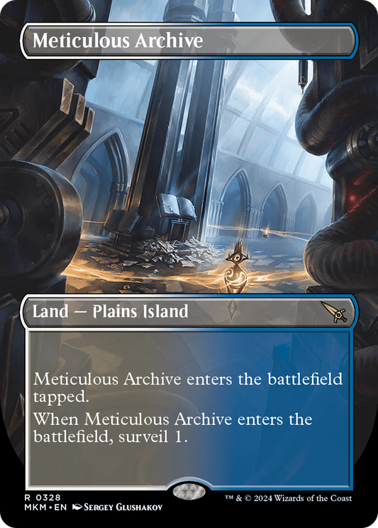 Meticulous Archive (Borderless) [Murders at Karlov Manor] [Foil]
