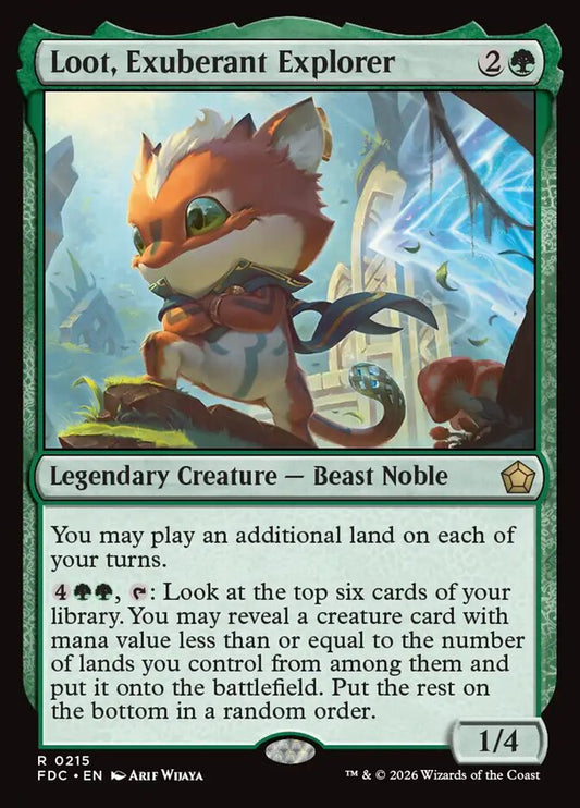Loot, Exuberant Explorer [Foundations Commander]