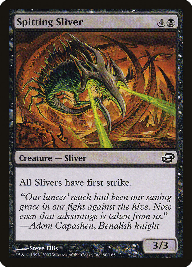 Spitting Sliver [Planar Chaos] [Foil]