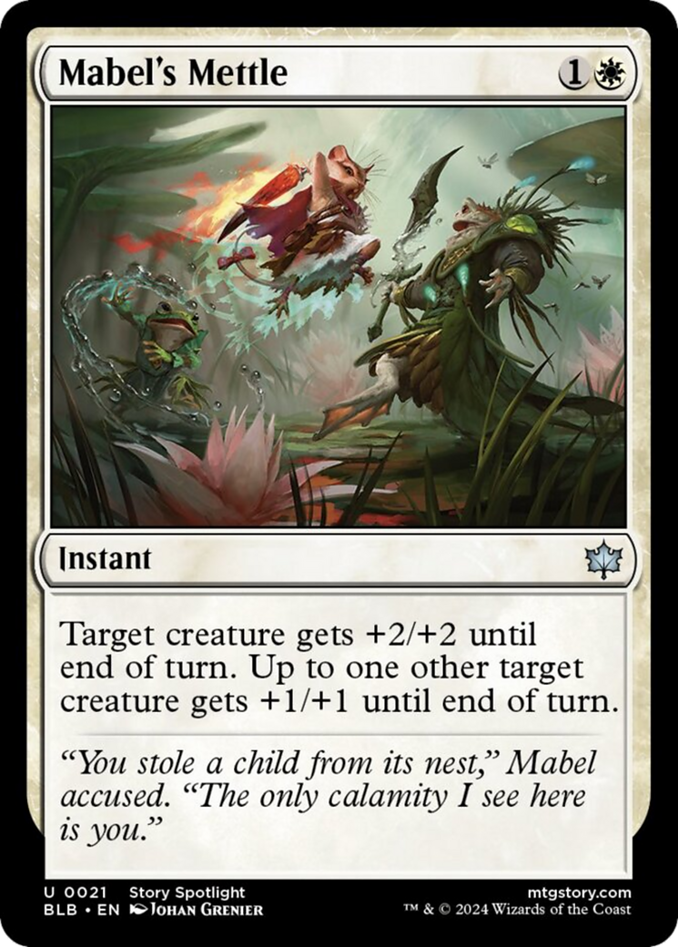 Mabel's Mettle [Bloomburrow] [Foil]