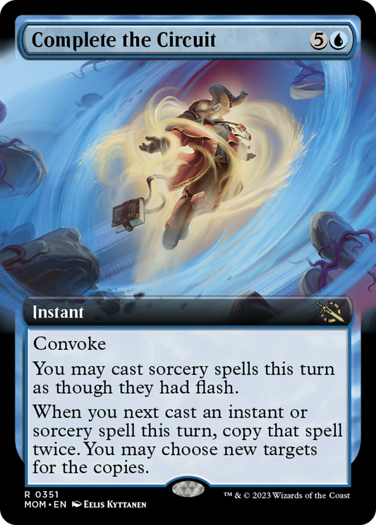 Complete the Circuit (Extended Art) [March of the Machine] [Foil]