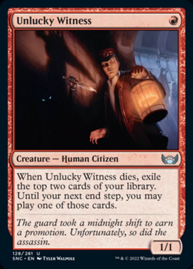 Unlucky Witness [Streets of New Capenna] [Foil]