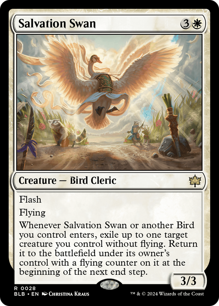 Salvation Swan [Bloomburrow] [Foil]