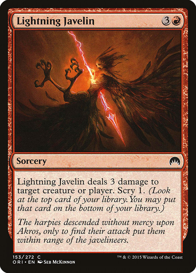 Lightning Javelin [Magic Origins] [Foil]