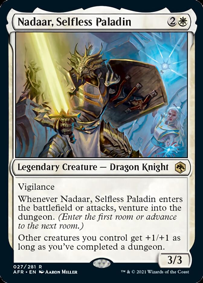 Nadaar, Selfless Paladin [Dungeons & Dragons: Adventures in the Forgotten Realms] [Foil]