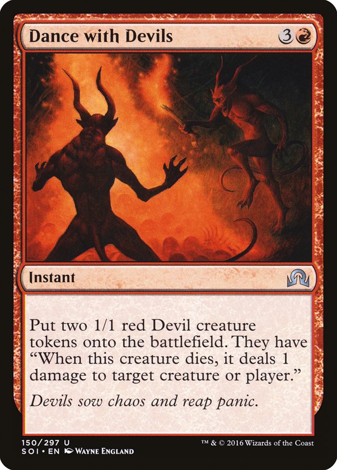 Dance with Devils [Shadows over Innistrad] [Foil]