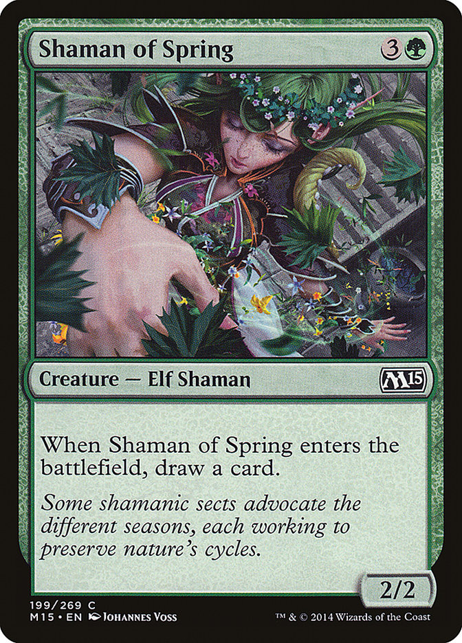 Shaman of Spring [Core Set 2015] [Foil]